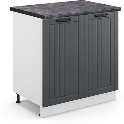 Gabinete de Cocina Vicco Fame-Line Antracita - 80cm Gabinete de Cocina Vicco Fame-Line Antracita - 80cm