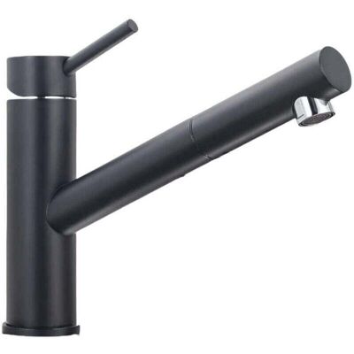 OEM Grifo De Cocina Negro Con Rociador Extraíble, Xu, Mezclador De Fregadero Extraíble Giratorio De 360°, Grifo De Agua Fría Y Caliente Regulable En Acero Inoxidable --crezuo OEM Grifo De Cocina Negro Con Rociador Extraíble, Xu, Mezclador De Fregadero Extraíble Giratorio De 360°, Grifo De Agua Fría Y Caliente Regulable En Acero Inoxidable --crezuo