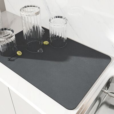 OEM Alfombrilla Escurridora De Platos, Alfombrilla De Secado De Platos Superabsorbente, Alfombrilla De Nanofibra De Secado Rápido Para Fregadero De Cocina (30 X 40 Cm, Gris Oscuro) OEM Alfombrilla Escurridora De Platos, Alfombrilla De Secado De Platos Superabsorbente, Alfombrilla De Nanofibra De Secado Rápido Para Fregadero De Cocina (30 X 40 Cm, Gris Oscuro)