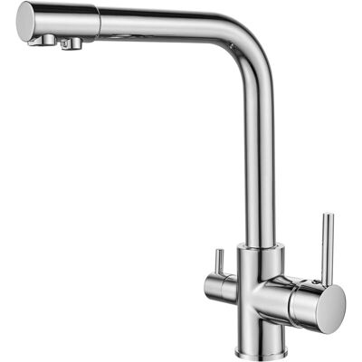 OEM Grifo De Cocina De 3 Vías, Grifo De Agua Potable, Accesorio Para Filtro De Agua, Grifo Para Fregadero De Cocina, Grifo Mezclador De Cocina 3 En 1 OEM Grifo De Cocina De 3 Vías, Grifo De Agua Potable, Accesorio Para Filtro De Agua, Grifo Para Fregadero De Cocina, Grifo Mezclador De Cocina 3 En 1