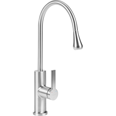 BELIANI Grifo De Cocina Con Resorte Caño Oscilante Y Extraíble De Acero Inoxidable Acabado Cepillado Plateado Neuquén BELIANI Grifo De Cocina Con Resorte Caño Oscilante Y Extraíble De Acero Inoxidable Acabado Cepillado Plateado Neuquén