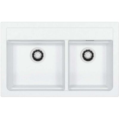 Alveus Atrox - Fregadero De Granito 79x50 Cm, Cierre Rápido, Glaciar 1149215 Alveus Atrox - Fregadero De Granito 79x50 Cm, Cierre Rápido, Glaciar 1149215