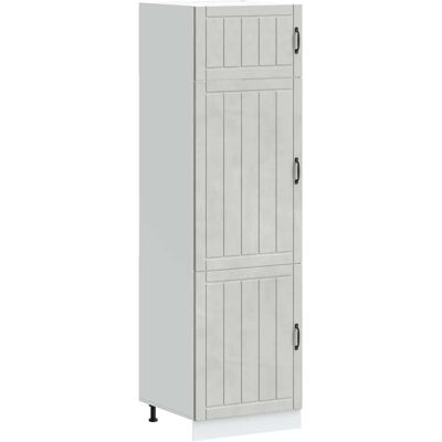 HELLOSHOP26 Mueble De Cocina Lucca 60 X 57 X 207 Cm Gran Capacidad De Almacenamiento Patas Ajustables Estilo Moderno Madera De Ingeniería Gris Hormigón 020050216 HELLOSHOP26 Mueble De Cocina Lucca 60 X 57 X 207 Cm Gran Capacidad De Almacenamiento Patas Ajustables Estilo Moderno Madera De Ingeniería Gris Hormigón 020050216