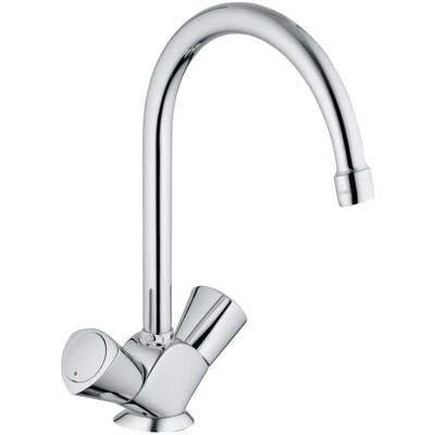 Grohe Grifo Mezclador Para Fregadero Cromo Caño Giratorio 360° Grohe Grifo Mezclador Para Fregadero Cromo Caño Giratorio 360°