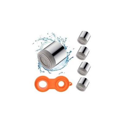 OEM Juego De 4 Aireadores De Grifo Giratorios M22 De Doble Modo, Filtro Ahorrador De Agua, Rosca Hembra, Boquilla De Grifo Con Aireador Y Llave Para Fregaderos Y Lavabos De Cocina - Crezuo OEM Juego De 4 Aireadores De Grifo Giratorios M22 De Doble Modo, Filtro Ahorrador De Agua, Rosca Hembra, Boquilla De Grifo Con Aireador Y Llave Para Fregaderos Y Lavabos De Cocina - Crezuo