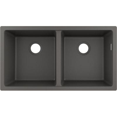 Hansgrohe Modelo 43434290 - 2 Senos - Fregadero empotrado - Gris piedra Hansgrohe Modelo 43434290 - 2 Senos - Fregadero empotrado - Gris piedra