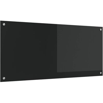 HELLOSHOP26 Moderno Y Elegante Protector Contra Salpicaduras De Cocina De 110 X 50 Cm Resistente Al Calor De Fácil Instalación De Vidrio Templado Negro 020058477 HELLOSHOP26 Moderno Y Elegante Protector Contra Salpicaduras De Cocina De 110 X 50 Cm Resistente Al Calor De Fácil Instalación De Vidrio Templado Negro 020058477
