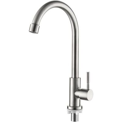 OEM Grifo Monomando De Acero Inoxidable Para Cocina, Giratorio 360°, Ahorrador De Agua, Solo Agua Fría. OEM Grifo Monomando De Acero Inoxidable Para Cocina, Giratorio 360°, Ahorrador De Agua, Solo Agua Fría.