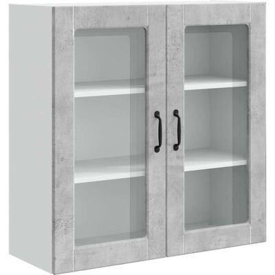 HELLOSHOP26 Armario De Cocina Moderno De Pared Con Práctico Espacio De Almacenamiento 80 X 31 X 80 Cm Madera De Ingeniería Gris Hormigón 020054411 HELLOSHOP26 Armario De Cocina Moderno De Pared Con Práctico Espacio De Almacenamiento 80 X 31 X 80 Cm Madera De Ingeniería Gris Hormigón 020054411