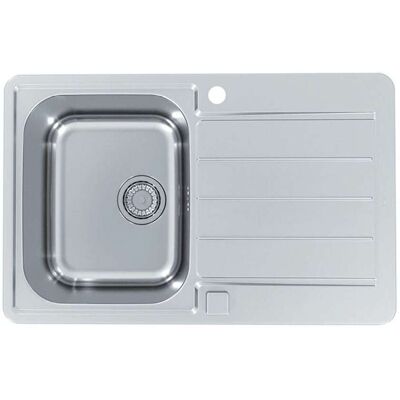 Alveus Line Max - Fregadero, 79x50 Cm, Con Control De Desagüe, Acero Inoxidable 1137342 Alveus Line Max - Fregadero, 79x50 Cm, Con Control De Desagüe, Acero Inoxidable 1137342