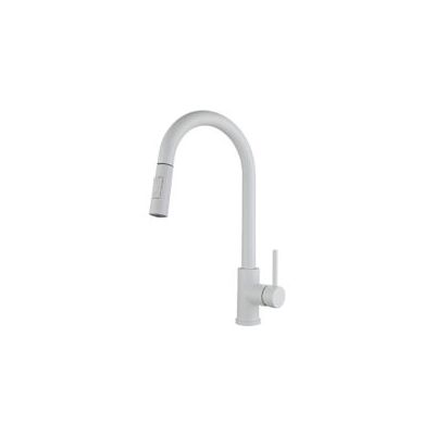 OEM Grifo De Cocina Extraíble Con Protección Antisalpicaduras, Giro De 360°, Diseño Ligero, Blanco - Crezuo OEM Grifo De Cocina Extraíble Con Protección Antisalpicaduras, Giro De 360°, Diseño Ligero, Blanco - Crezuo