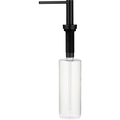Dispensador de jabón líquido Pollini Acqua Design Aster Negro - Accesorio de fregadero Dispensador de jabón líquido Pollini Acqua Design Aster Negro - Accesorio de fregadero