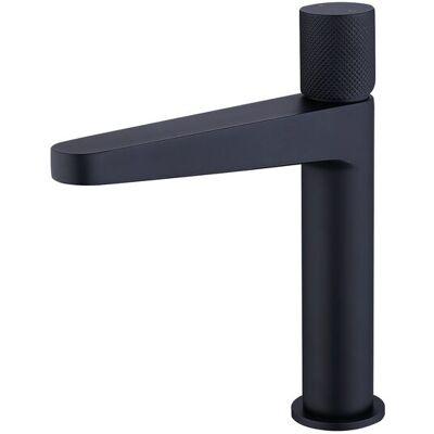 Bernstein - Grifo De Diseño Para Lavabo Y Fregadero De Latón, Silencioso Y De Bajo Consumo De Agua - H. 21.5cm - Negro (mate) Bernstein - Grifo De Diseño Para Lavabo Y Fregadero De Latón, Silencioso Y De Bajo Consumo De Agua - H. 21.5cm - Negro (mate)