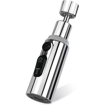 OEM Aireador De Grifo Con 3 Modos, Cabezal Rociador Giratorio De 360° Para Fregadero De Cocina, Adaptador De Boquilla Para Grifo De Cocina, Espumador De Grifo G1/2 Fm22 OEM Aireador De Grifo Con 3 Modos, Cabezal Rociador Giratorio De 360° Para Fregadero De Cocina, Adaptador De Boquilla Para Grifo De Cocina, Espumador De Grifo G1/2 Fm22