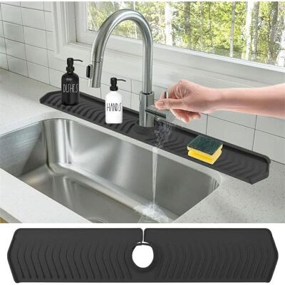 OEM Alfombrilla Protectora De Silicona Para Fregadero De Cocina, Grifo, Bandeja De Goteo, Grosor E Inclinación, Protección Mejorada Contra Salpicaduras Detrás De La Alfombrilla -crezuo OEM Alfombrilla Protectora De Silicona Para Fregadero De Cocina, Grifo, Bandeja De Goteo, Grosor E Inclinación, Protección Mejorada Contra Salpicaduras Detrás De La Alfombrilla -crezuo
