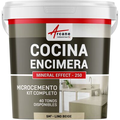 ARCANE INDUSTRIES Microcemento Cocina: Para Encimera Y Suelo De La Cocina ARCANE INDUSTRIES Microcemento Cocina: Para Encimera Y Suelo De La Cocina