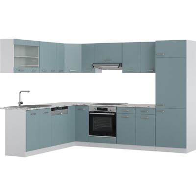 Vicco - Cocina Esquinera R-line, Gris Azulado, 227 X 287 Cm , Et Mármol Vicco - Cocina Esquinera R-line, Gris Azulado, 227 X 287 Cm , Et Mármol