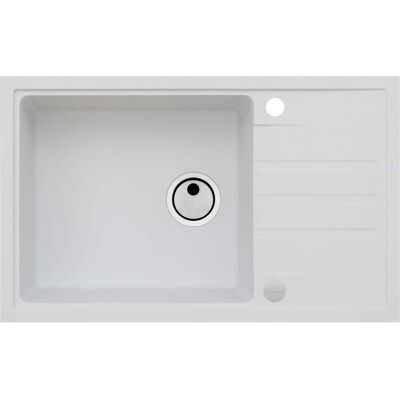 Alveus Intermezzo - Fregadero De Granito 78x48 Cm, Arctic 1117046 Alveus Intermezzo - Fregadero De Granito 78x48 Cm, Arctic 1117046