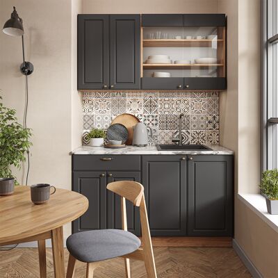 Vicco - Fame-Line - 140 cm - Antracita - Cocina Vicco - Fame-Line - 140 cm - Antracita - Cocina