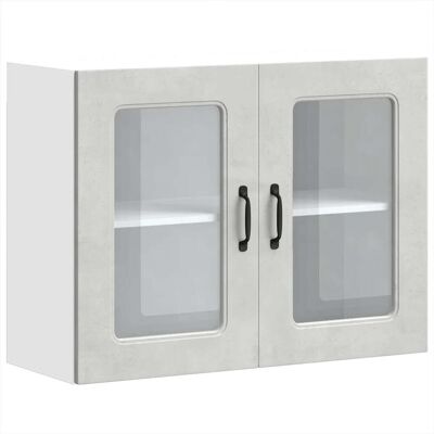 HELLOSHOP26 Armario De Pared De Cocina Con Amplio Espacio De Almacenamiento 80 X 31 X 60 Cm Madera De Ingeniería Gris Hormigón 020050016 HELLOSHOP26 Armario De Pared De Cocina Con Amplio Espacio De Almacenamiento 80 X 31 X 60 Cm Madera De Ingeniería Gris Hormigón 020050016