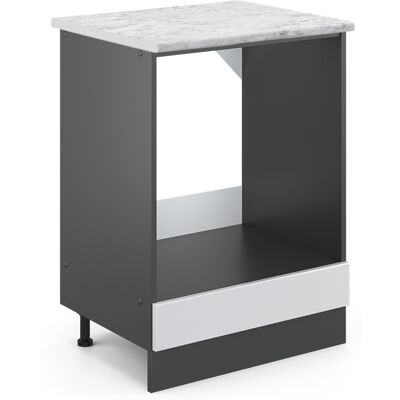 Armario Para Horno Empotrado R-line, Blanco Alto Brillo, 60 Cm Et Mármol, Vicco Armario Para Horno Empotrado R-line, Blanco Alto Brillo, 60 Cm Et Mármol, Vicco