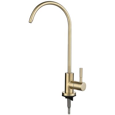 OEM Grifos De Cocina, Grifo Con Filtro De Agua, Grifo Monomando De Cuello De Cisne Para Agua Fría, Para Fregadero De Cocina, Oro Rosa (color: Oro Cepillado) OEM Grifos De Cocina, Grifo Con Filtro De Agua, Grifo Monomando De Cuello De Cisne Para Agua Fría, Para Fregadero De Cocina, Oro Rosa (color: Oro Cepillado)