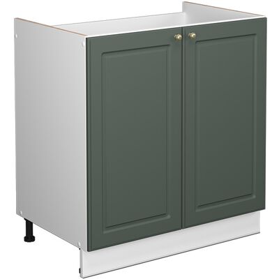 Armario Bajo Para Fregadero Fame-line, Verde Dorado Casa De Campo, 80 Cm Sin Encimera Vicco Armario Bajo Para Fregadero Fame-line, Verde Dorado Casa De Campo, 80 Cm Sin Encimera Vicco