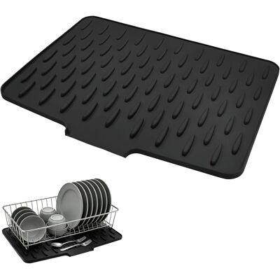 OEM Escurridor De Platos, Organizador De Fregadero De Silicona, Escurridor De Fregadero De Cocina, Apto Para Fregaderos Y Encimeras De Cocina (negro) OEM Escurridor De Platos, Organizador De Fregadero De Silicona, Escurridor De Fregadero De Cocina, Apto Para Fregaderos Y Encimeras De Cocina (negro)