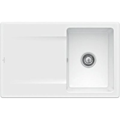 Fregadero Villeroy & Boch Siluet - Reversible, Manual, Blanco Fregadero Villeroy & Boch Siluet - Reversible, Manual, Blanco