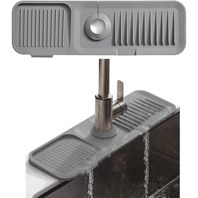 OEM Protector Antisalpicaduras Para Grifo, Almohadilla De Silicona Para Grifo, Cocina, Baño, Almohadilla De Secado Para Encimera (gris) OEM Protector Antisalpicaduras Para Grifo, Almohadilla De Silicona Para Grifo, Cocina, Baño, Almohadilla De Secado Para Encimera (gris)