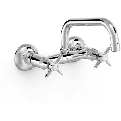 TRES Modelo 24221501 Grifo de Cocina Mural - Cocina TRES Modelo 24221501 Grifo de Cocina Mural - Cocina
