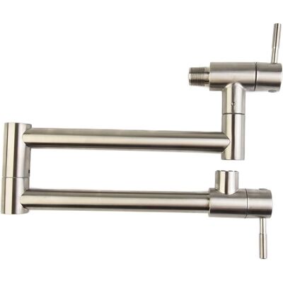 OEM Grifo Monomando De Pared Para Refrigeración, Grifo De Fregadero De Cocina Con Doble Soporte, Un Solo Orificio Y Diseño Giratorio Plegable Para Cocina Y Baño. OEM Grifo Monomando De Pared Para Refrigeración, Grifo De Fregadero De Cocina Con Doble Soporte, Un Solo Orificio Y Diseño Giratorio Plegable Para Cocina Y Baño.