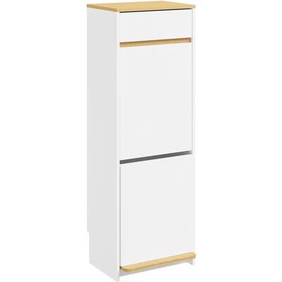 Sobuy Mueble Para Basura Y Reciclaje Con Pedal Armario Estrecho Con Cajón Y Puertas Abatibles Cubo Oculto Con Encimera De Madera 35×25×101.7 Cm Capacidad De Carga 23 Kg Fsb112-wn Sobuy Mueble Para Basura Y Reciclaje Con Pedal Armario Estrecho Con Cajón Y Puertas Abatibles Cubo Oculto Con Encimera De Madera 35×25×101.7 Cm Capacidad De Carga 23 Kg Fsb112-wn