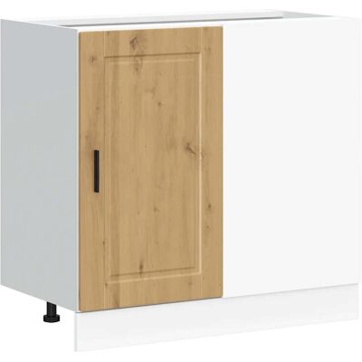 HELLOSHOP26 Mueble De Cocina Porto 86 X 46 X 81,5 Cm Gran Capacidad De Almacenamiento Patas Ajustables Acabado En Roble Macizo Hecho A Mano 020050513 HELLOSHOP26 Mueble De Cocina Porto 86 X 46 X 81,5 Cm Gran Capacidad De Almacenamiento Patas Ajustables Acabado En Roble Macizo Hecho A Mano 020050513