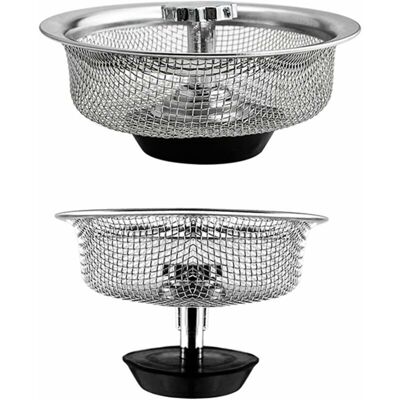 OEM 2 Piezas De Colador De Desagüe Universal De Acero Inoxidable Para Fregadero De Cocina -crezuo OEM 2 Piezas De Colador De Desagüe Universal De Acero Inoxidable Para Fregadero De Cocina -crezuo