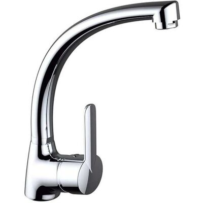 Clever - Grifo Cocina Fregadero 34x14x6,54cm Monomando Caño Tubo Laton Cromo Urban C Clever - Grifo Cocina Fregadero 34x14x6,54cm Monomando Caño Tubo Laton Cromo Urban C