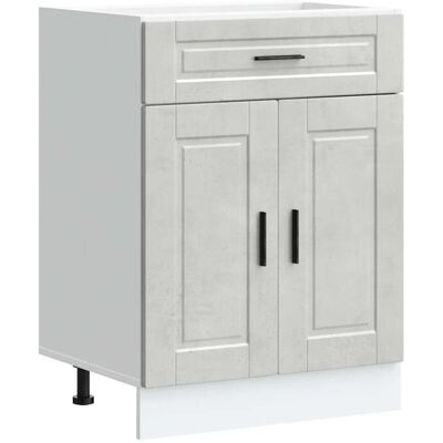 HELLOSHOP26 Mueble De Cocina Moderno Con Puerta Ajustable 60 X 46 X 81,5 Cm Amplio Espacio De Almacenamiento Madera De Ingeniería Gris Hormigón 020050276 HELLOSHOP26 Mueble De Cocina Moderno Con Puerta Ajustable 60 X 46 X 81,5 Cm Amplio Espacio De Almacenamiento Madera De Ingeniería Gris Hormigón 020050276
