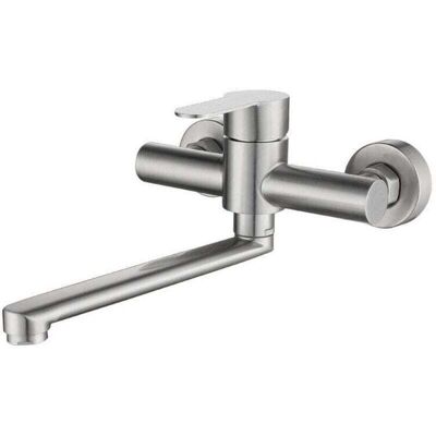 OEM Grifo De Cocina Mural, Mezclador Giratorio Para Fregadero, Xu, Grifo De Cocina De 360° En Acero Inoxidable Cepillado 304 --crezuo OEM Grifo De Cocina Mural, Mezclador Giratorio Para Fregadero, Xu, Grifo De Cocina De 360° En Acero Inoxidable Cepillado 304 --crezuo