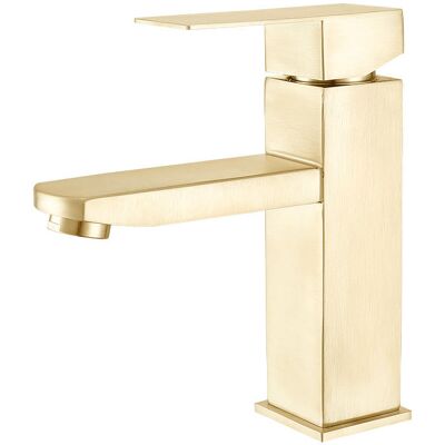 OEM Grifo Monomando Para Baño, Fabricado En Acero Inoxidable 304, Con Tubo De Suministro De Agua, Mezclador Y Caño, Color Dorado. OEM Grifo Monomando Para Baño, Fabricado En Acero Inoxidable 304, Con Tubo De Suministro De Agua, Mezclador Y Caño, Color Dorado.