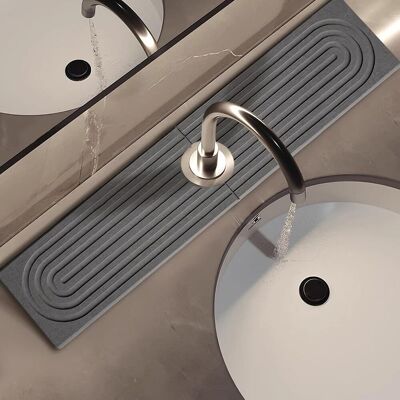 OEM Alfombrilla Absorbente Para Grifo De Cocina, 60 X 10 Cm, Alfombrilla Antideslizante De Tierra De Diatomeas Para Fregadero, Apta Para Cocinas Y Baños (gris Oscuro). OEM Alfombrilla Absorbente Para Grifo De Cocina, 60 X 10 Cm, Alfombrilla Antideslizante De Tierra De Diatomeas Para Fregadero, Apta Para Cocinas Y Baños (gris Oscuro).