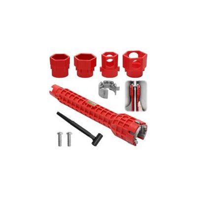 OEM Llave Para Grifos 14 En 1, Llave Para Grifos De Fregadero, Instalador De Llaves Para Fregaderos, Para Fontanería De Cocina, Baño E Inodoro - Crezuo OEM Llave Para Grifos 14 En 1, Llave Para Grifos De Fregadero, Instalador De Llaves Para Fregaderos, Para Fontanería De Cocina, Baño E Inodoro - Crezuo