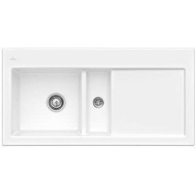 Fregadero Subway 60 de Villeroy & Boch - Resistente, Blanco Fregadero Subway 60 de Villeroy & Boch - Resistente, Blanco