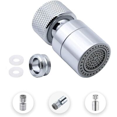 OEM Filtro De Grifo De Cocina Antiespumante De Latón Ajustable, 2 Modos, Con Adaptador De Boquilla, Compatible Con Grifos De Rosca Externa M22 O Rosca Interna M24 - Crezuo OEM Filtro De Grifo De Cocina Antiespumante De Latón Ajustable, 2 Modos, Con Adaptador De Boquilla, Compatible Con Grifos De Rosca Externa M22 O Rosca Interna M24 - Crezuo