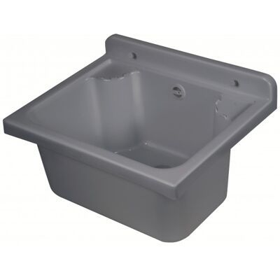 Mini Fregadero De Pared Para Exterior, 42,5 X 34 Cm, Gris, Compacto Y Resistente, Para Jardín Y Garaje, Kit De Montaje, Negrari Mini Fregadero De Pared Para Exterior, 42,5 X 34 Cm, Gris, Compacto Y Resistente, Para Jardín Y Garaje, Kit De Montaje, Negrari