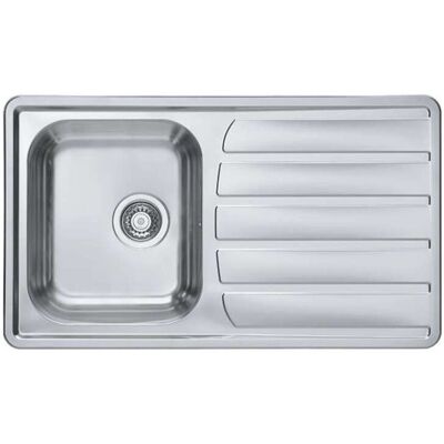 Alveus Zoom Maxim - Fregadero, 86x50 Cm, Acero Inoxidable 1108176 Alveus Zoom Maxim - Fregadero, 86x50 Cm, Acero Inoxidable 1108176