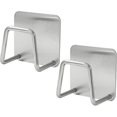 OEM Juego De 2 Soportes Adhesivos De Acero Inoxidable Para Esponjas De Fregadero – Estante De Almacenamiento De Cocina (plateado) OEM Juego De 2 Soportes Adhesivos De Acero Inoxidable Para Esponjas De Fregadero – Estante De Almacenamiento De Cocina (plateado)