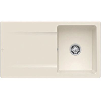 Fregadero Siluet 50 de Villeroy & Boch - Reversible TitanCeram - Drenaje automático Fregadero Siluet 50 de Villeroy & Boch - Reversible TitanCeram - Drenaje automático