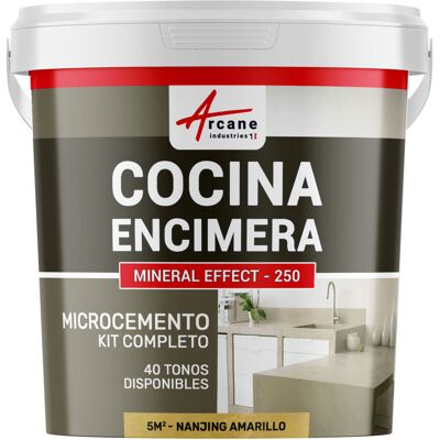 ARCANE INDUSTRIES Microcemento Cocina: Para Encimera Y Suelo De La Cocina ARCANE INDUSTRIES Microcemento Cocina: Para Encimera Y Suelo De La Cocina