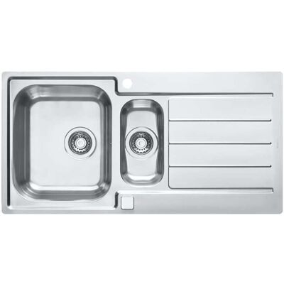 Alveus Line Maxim - Fregadero, 99x51 Cm, Con Control De Desagüe, Acero Inoxidable 1085952 Alveus Line Maxim - Fregadero, 99x51 Cm, Con Control De Desagüe, Acero Inoxidable 1085952