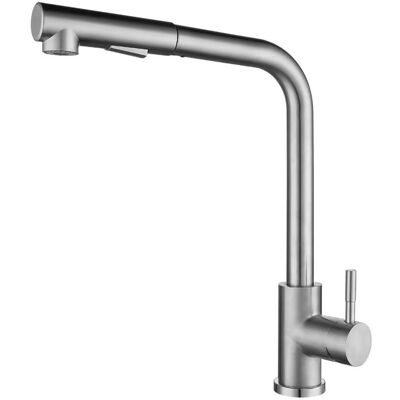 OEM Grifo De Cocina De Alta Presión Con Cabezal Rociador Extraíble, De Acero Inoxidable, Con Rotación De 360°, 2 Modos De Rociado, Para Fregadero Y Acabado Cepillado. OEM Grifo De Cocina De Alta Presión Con Cabezal Rociador Extraíble, De Acero Inoxidable, Con Rotación De 360°, 2 Modos De Rociado, Para Fregadero Y Acabado Cepillado.